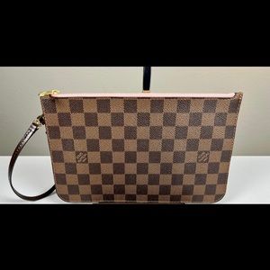 LV DAMIER EBENE BALLERINE NEVERFULL MM POUCH